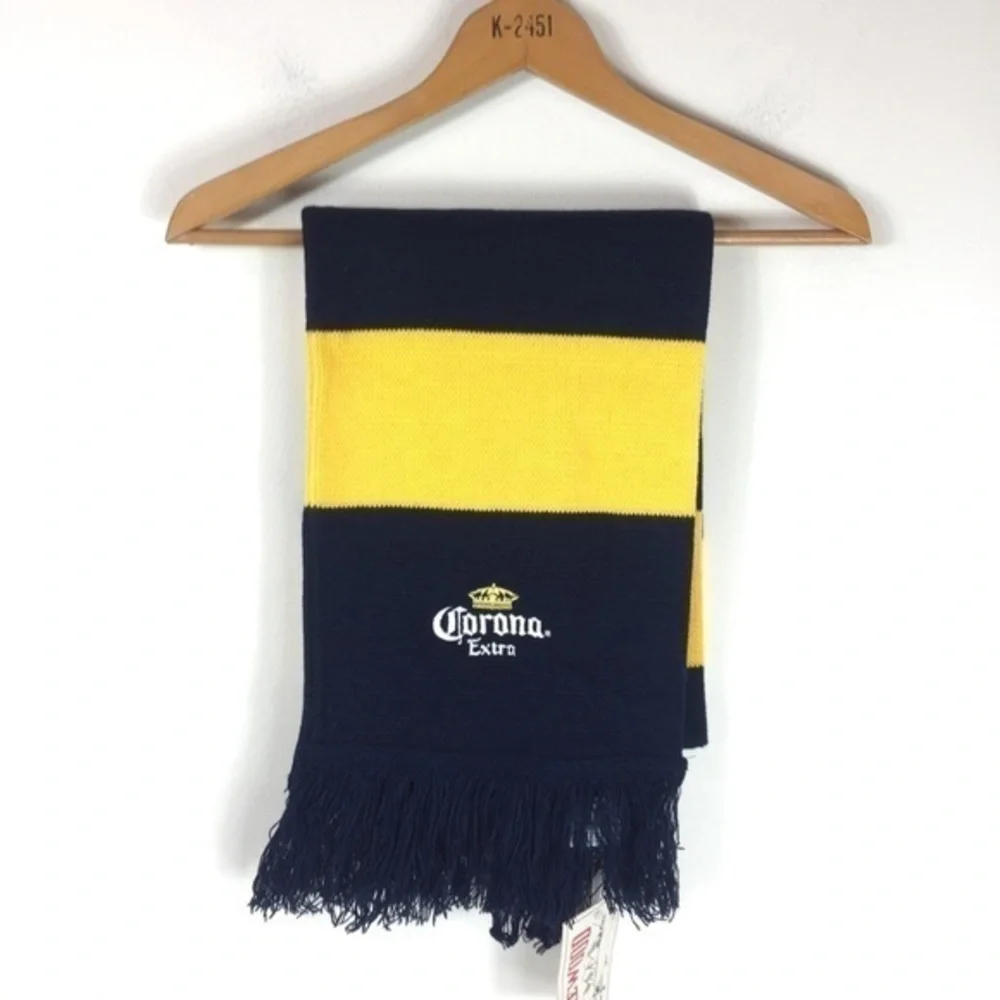 NWT Corona Extra Beer Knit Scarf